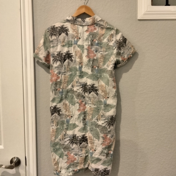 C&C California 100% Linen Button Up Dress - Picture 2 of 6